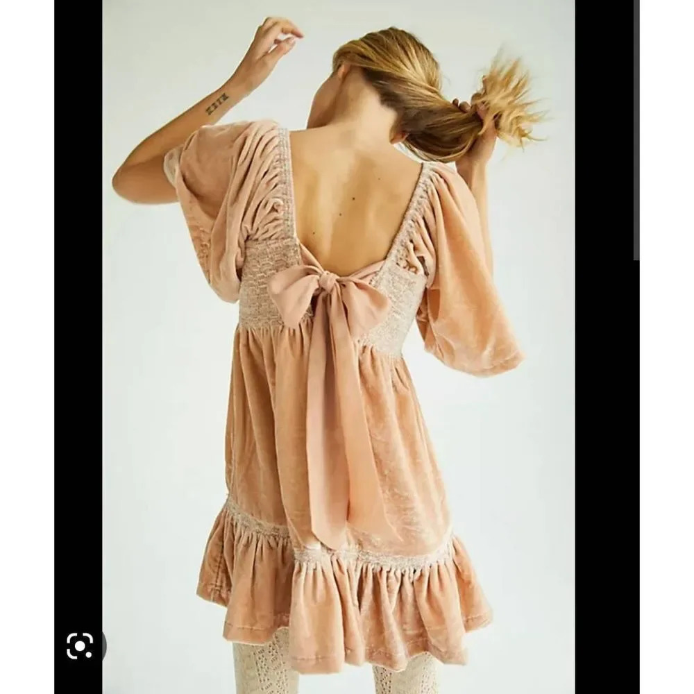 NWOT Free People Easy To Love Bubble Mini Dress